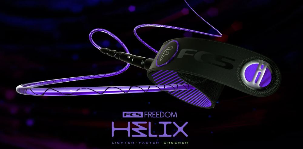 Leash Fcs Freedom Helix 6 x 6.5 Roxo