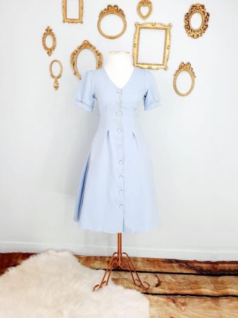 Vestido Azul Claro | Coleção Florescer