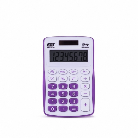 Calculadora Easy Roxo C/ Branco Lyke