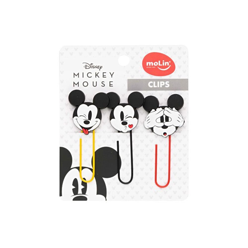 Clips Mickey Mouse 50 mm C/ 3 unidades