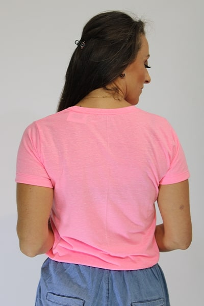 T-shirt Anneliz Pink Estampada You Can