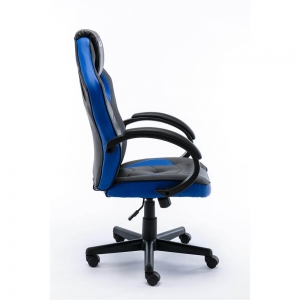 Cadeira Gamer Quest - Preto e Azul
