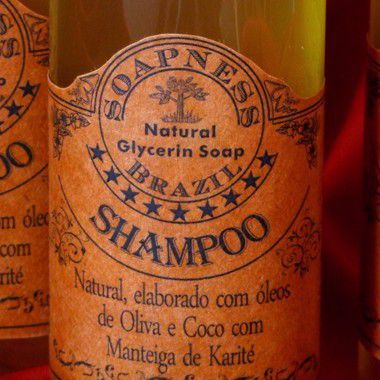 Shampoo Natural  de óleos de oliva e coco