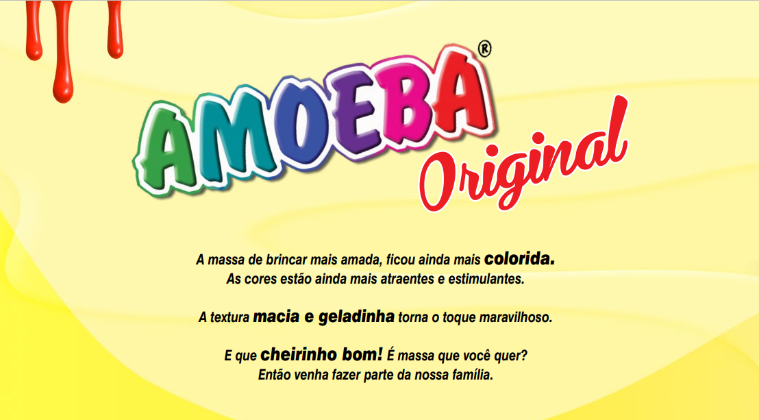 Amoeba Original Massinha Geléia 2 Caixa Fechada 48 Unidades