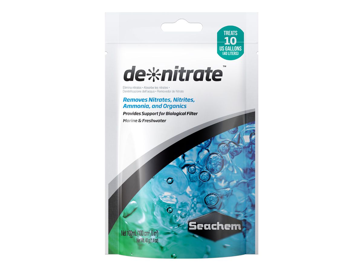 Seachem Denitrate 100ml Remove Nitrato Água Doce Salgada