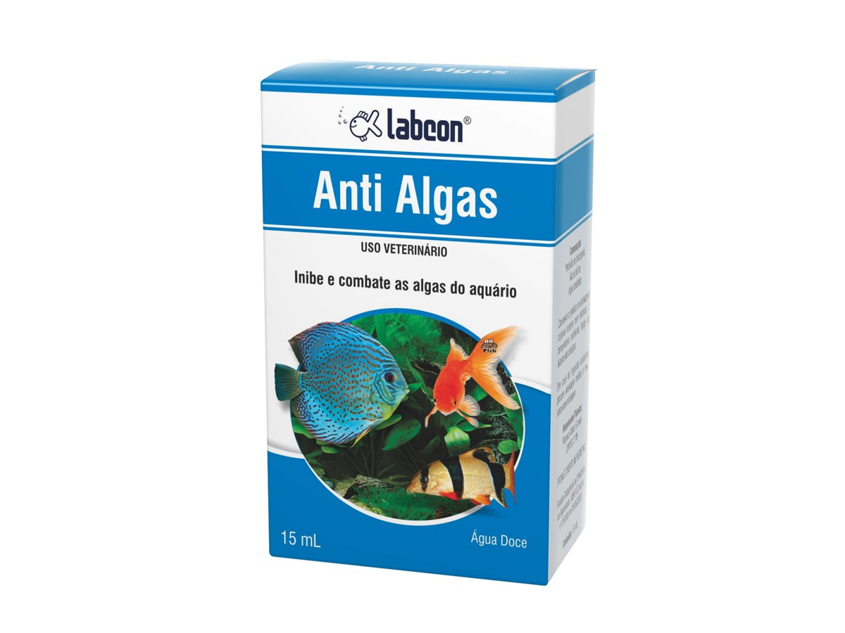 Teste Labcon Anti Algas Elimina Micro algas Aquários 15 mL