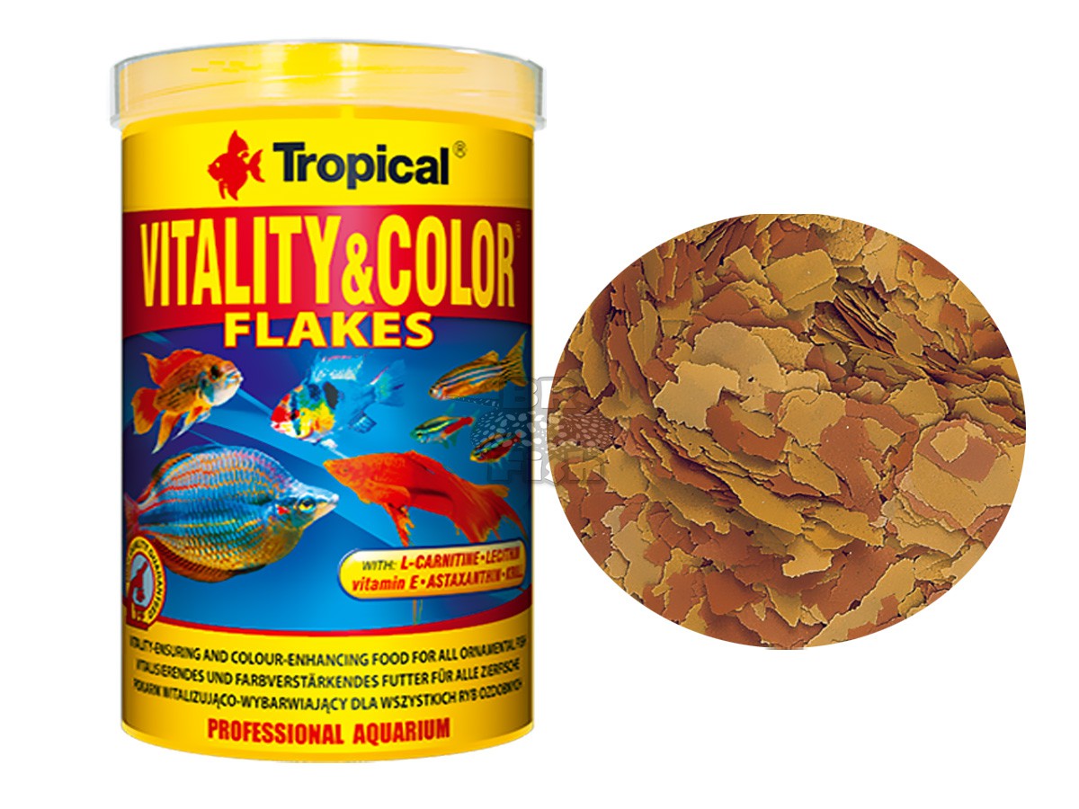 Tropical Vitality & Color Flakes 100g Ração P/ Peixes