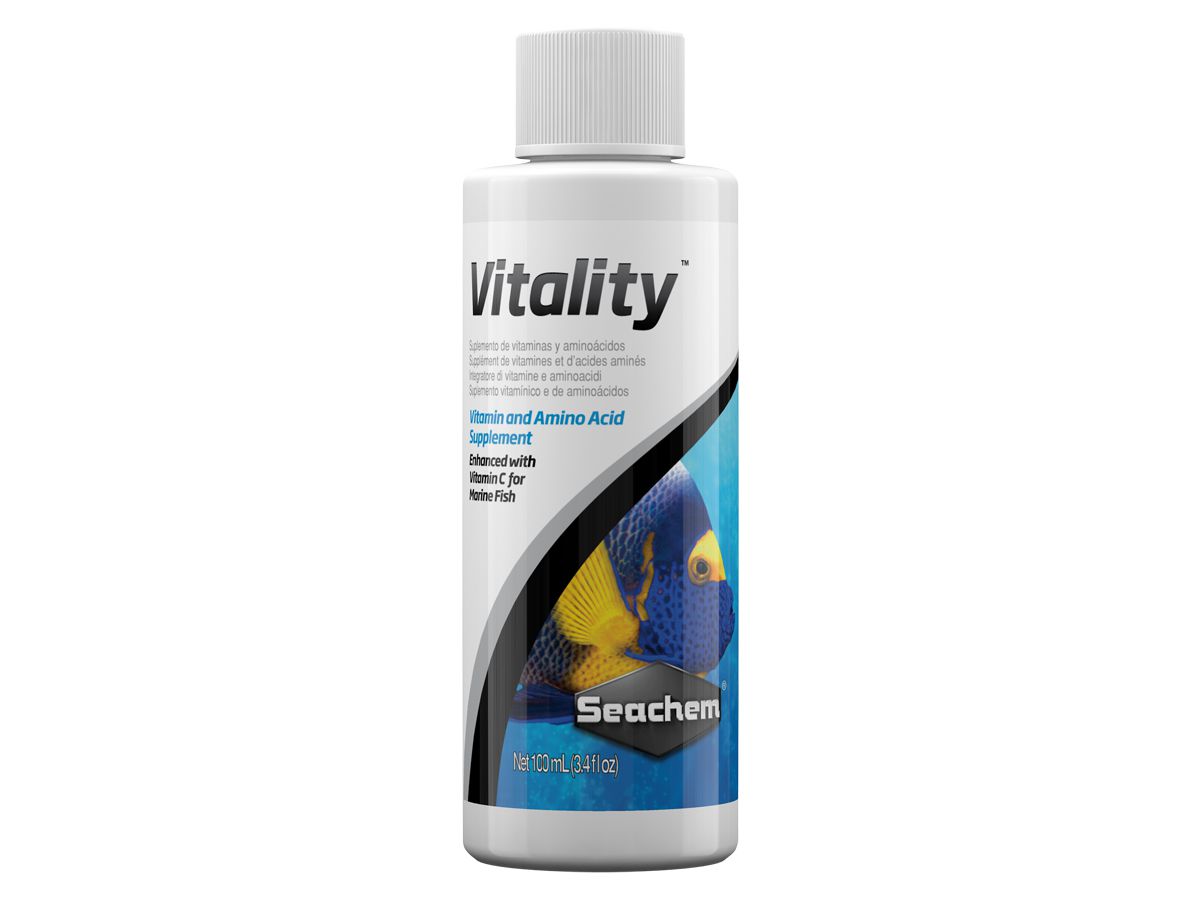 Vitality 100ml Seachem Suplemento De Vitaminas Peixe Marinho