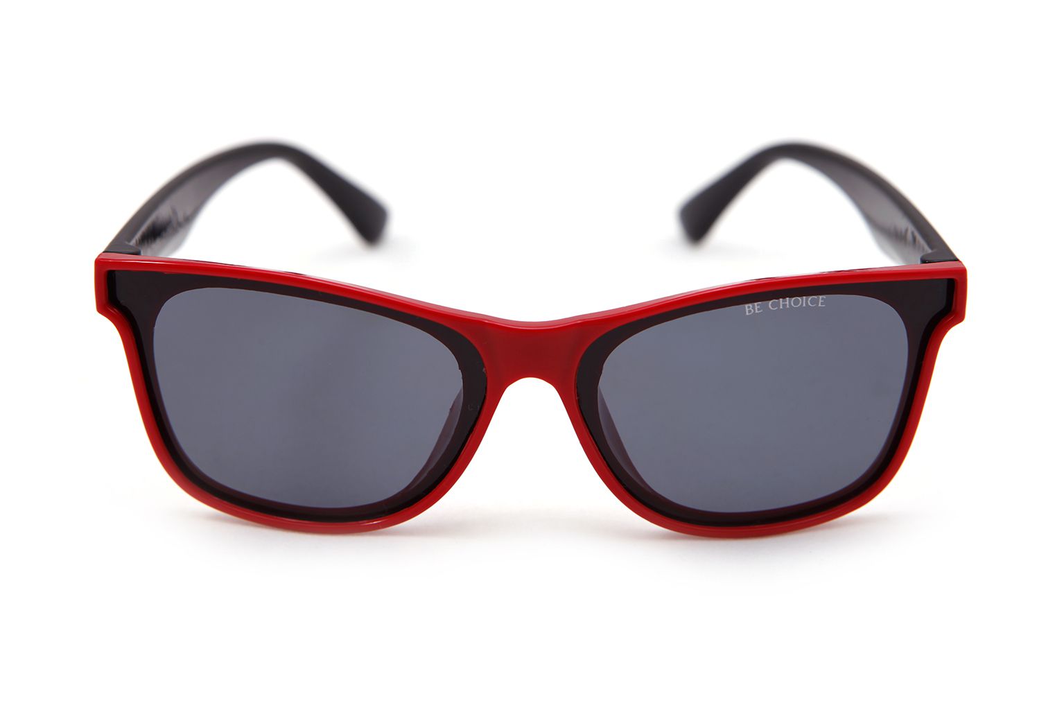 Óculos BE CHOICE Infantil Preto com Vermelho Polarizado - 6 a 9 anos