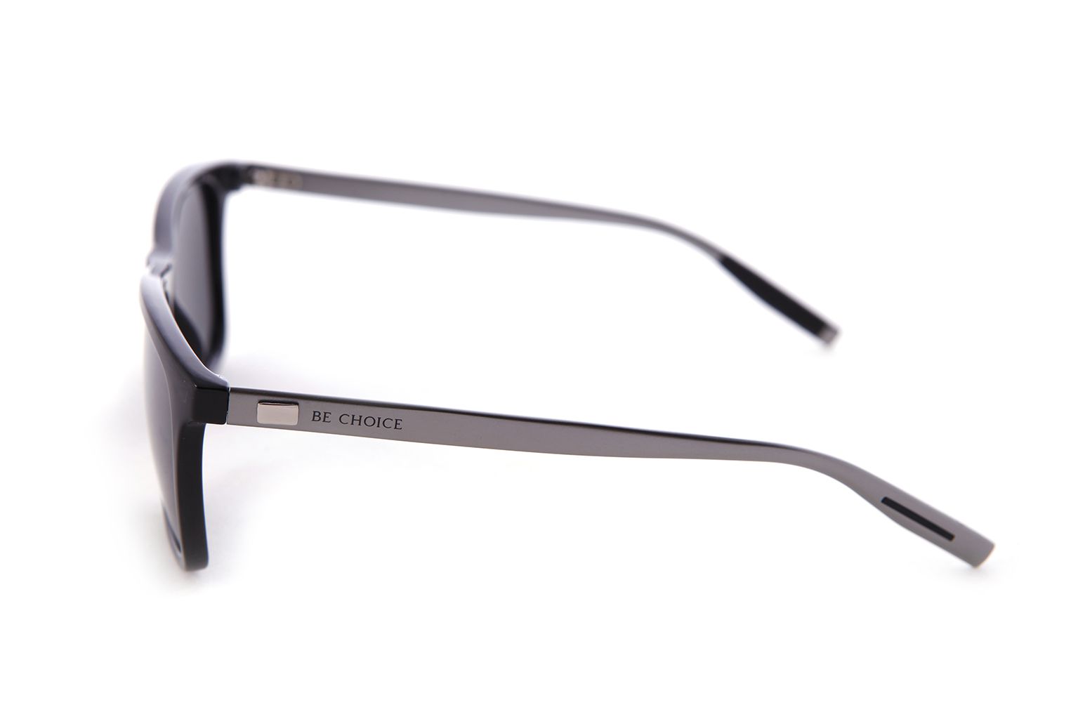 Óculos BE CHOICE Masculino Clássico Preto com Cinza Polarizado