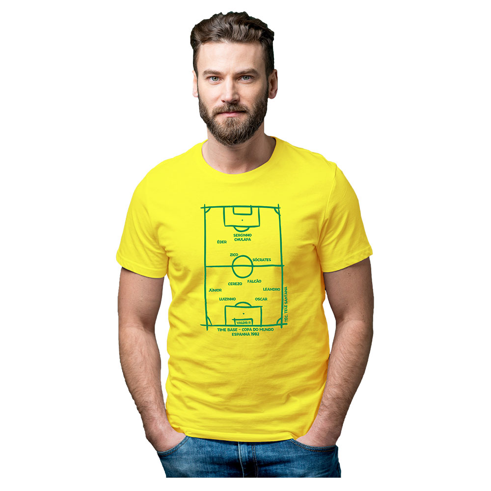 Camiseta Brasil Copa do Mundo 1982