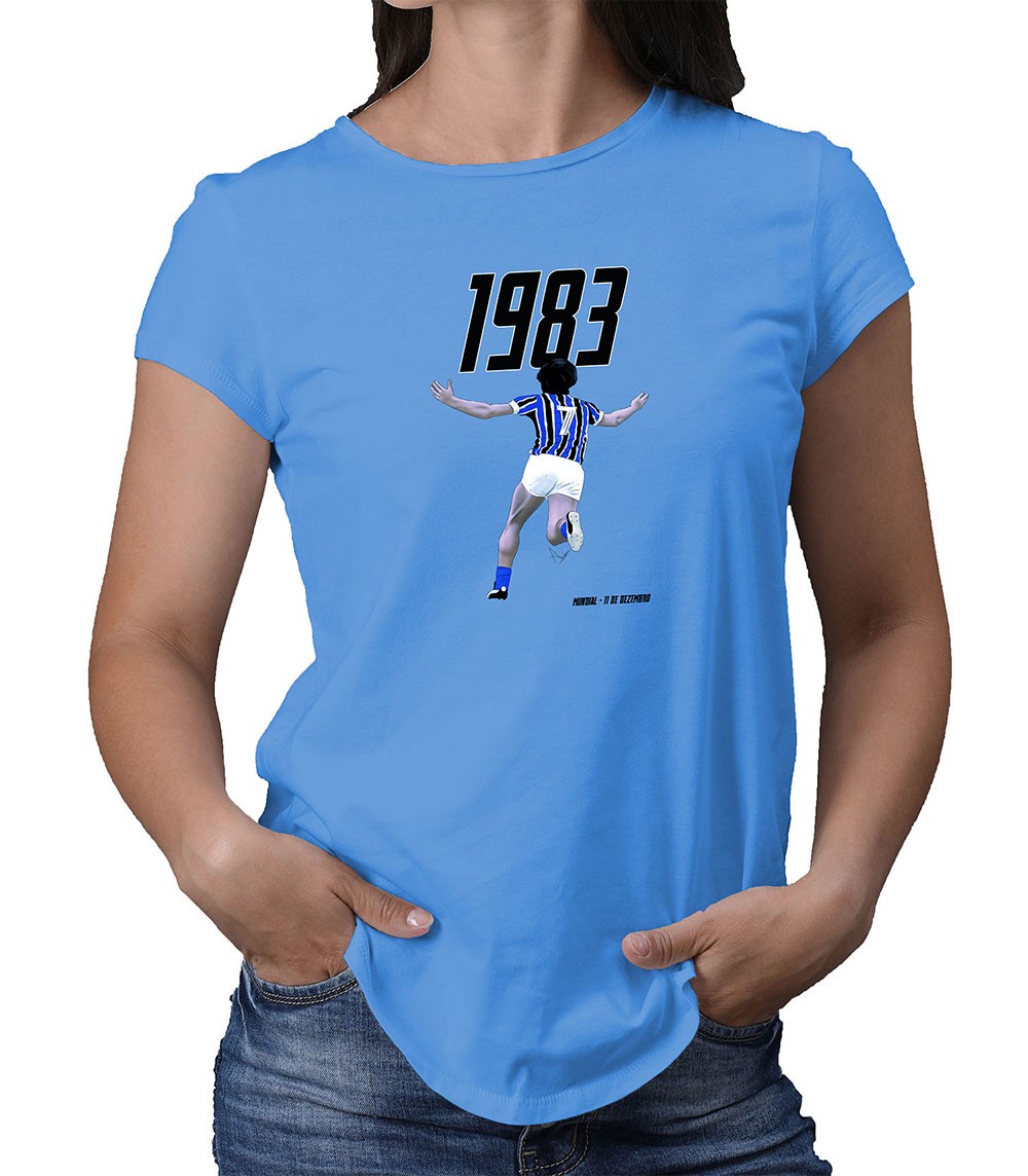 Camiseta Feminina Mundial Tricolor Imortal 1983