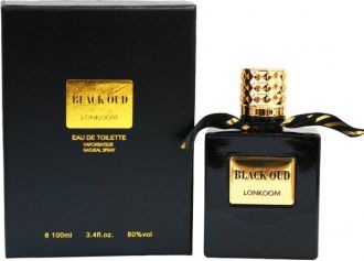 Perfume Black Oud Lonkoom  Masculino Eau de Toilette 100ml