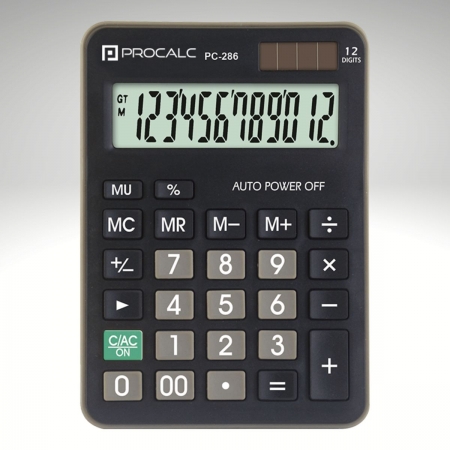 Calculadora de Mesa 12 Dígitos PC286