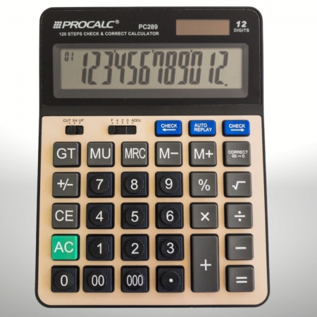 Calculadora de Mesa 12 Dígitos PC289