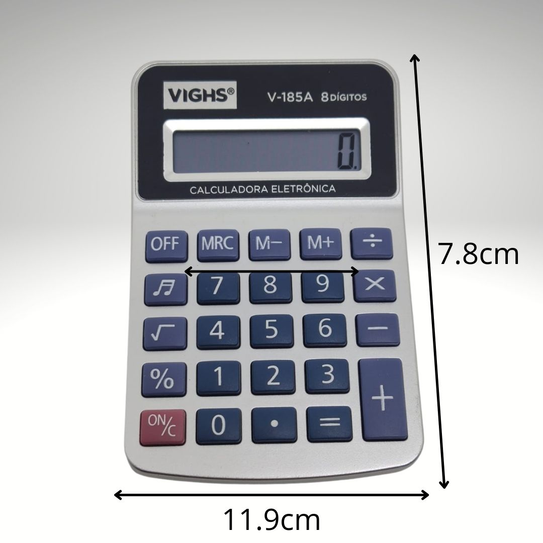 Calculadora de Mesa Pequena 8 dígitos V185A