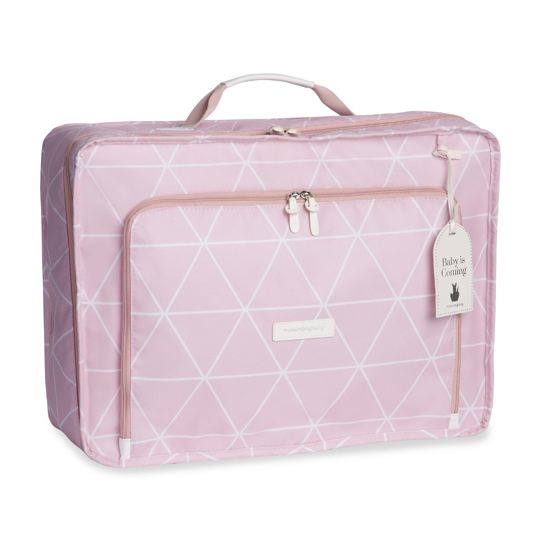 Kit com 2 bolsas da coleção manhattan rosa masterbag( Mala Vintage + Bolsa everyday)