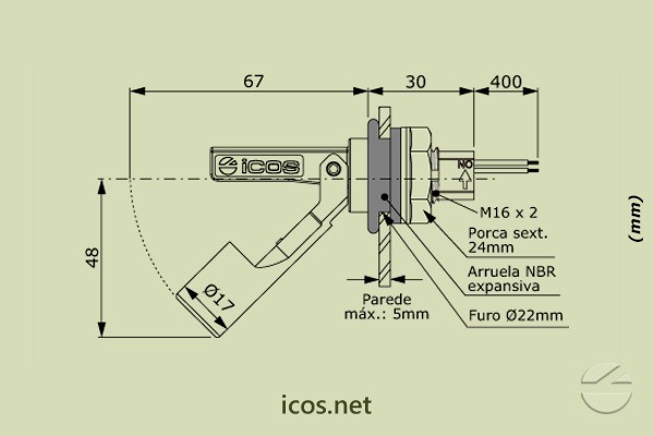 Sensor de Nivel LA322E-40