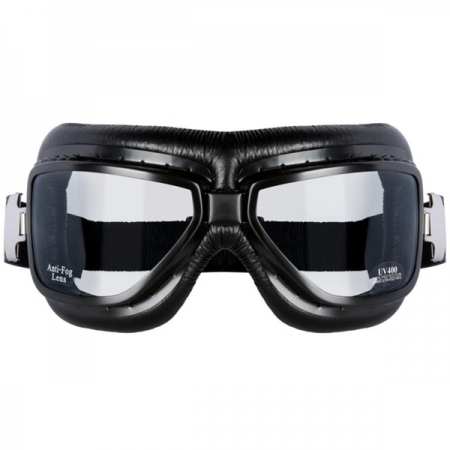 Oculos Goggles Duotech Black Vintage Retro Moto