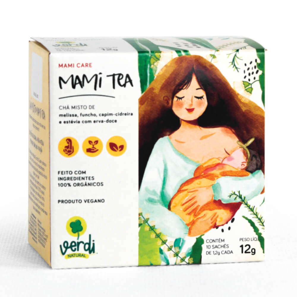 Chá para mamãe - Mami Tea com blend de ervas