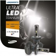 KIT LAMPADA CARRO ULTRALED TITANIUM SHOCKLIGHT H7 10000 LM