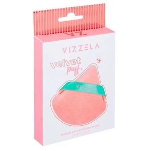 Kit Esponja Velvet Puff + Fluffy Blender Vizzela