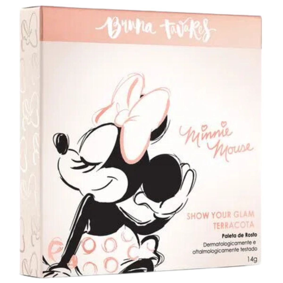 Paleta Facial Show Your Glam Rosé - Minnie Mouse - Bruna Tavares