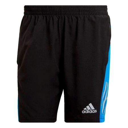 Shorts Adidas Own The Run Masculino Preto e Azul