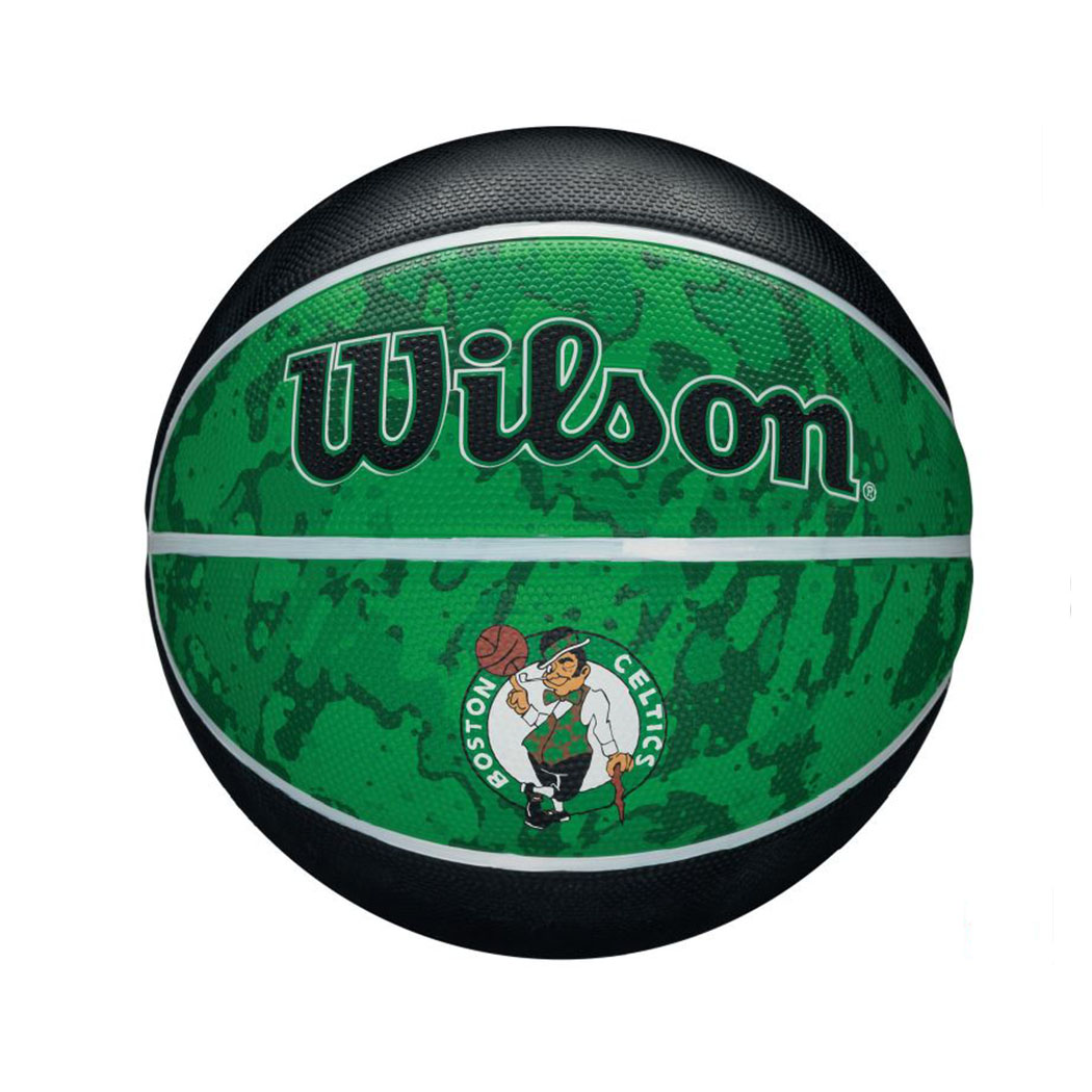 Bola de Basquete Wilson Boston Celtics NBA TieDye 7 Verde e Preto