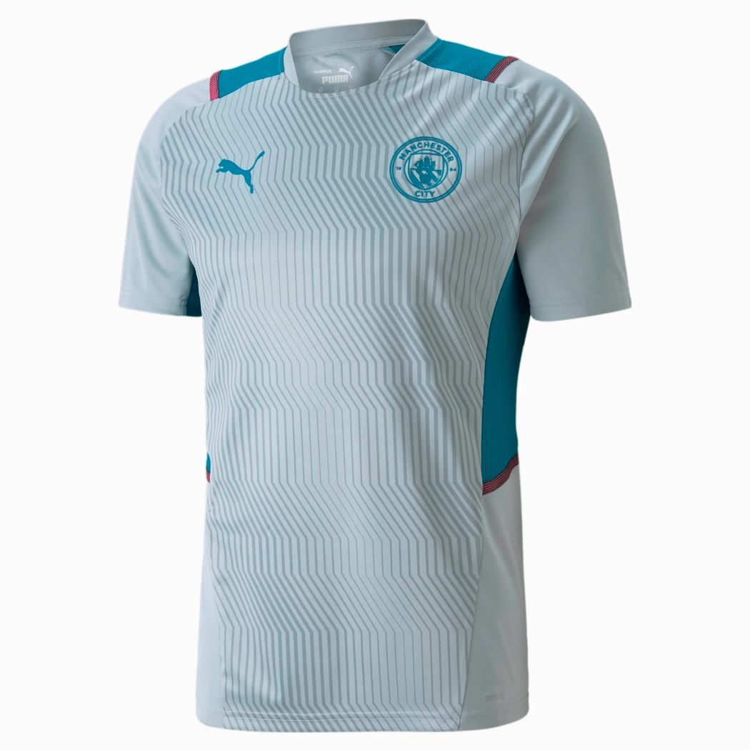 Camisa Puma Manchester City Treino 2021/2022 Masculina Cinza