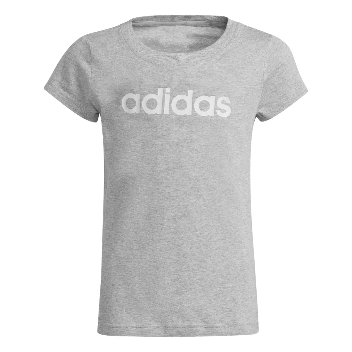 Camiseta Adidas Logo Linear Feminino Cinza