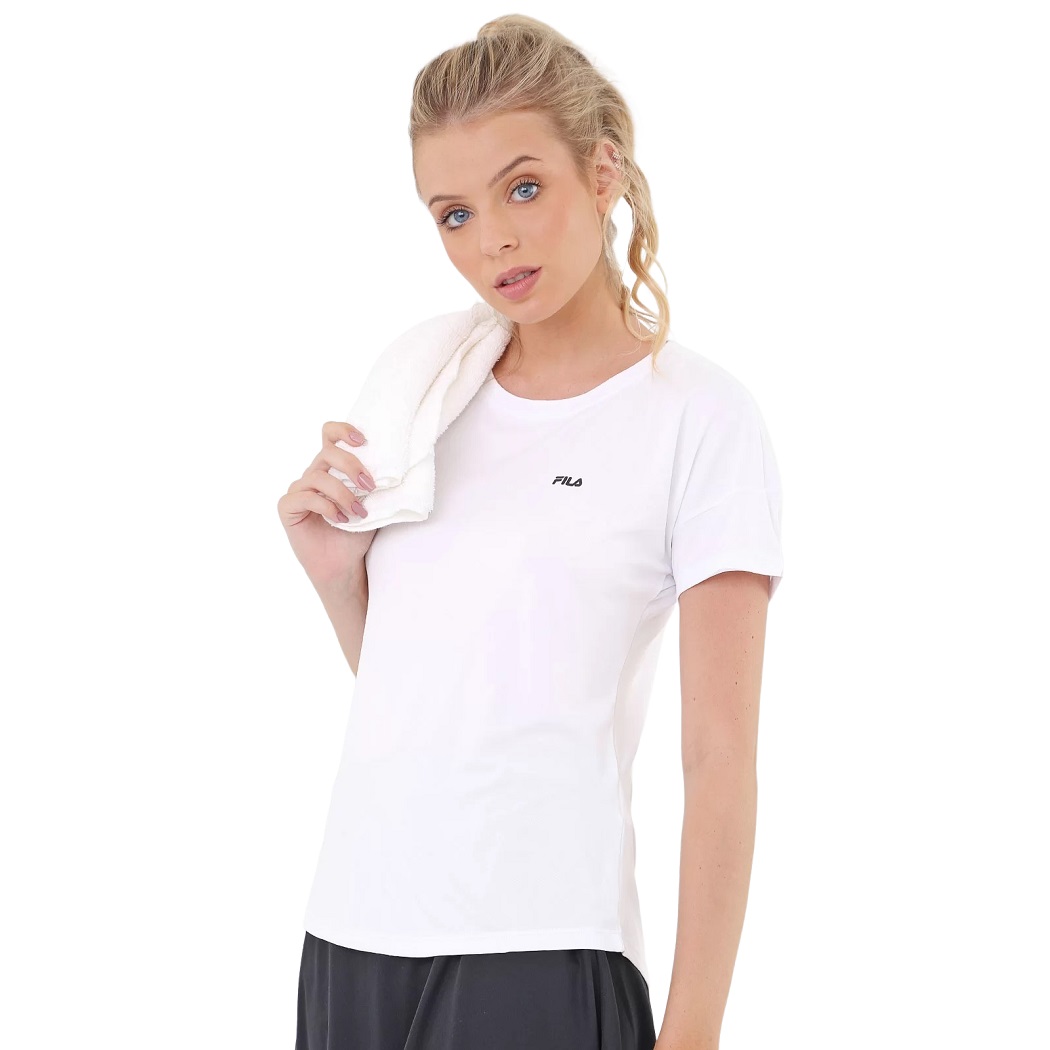 Camiseta Fila Basic Sports Feminino Branco