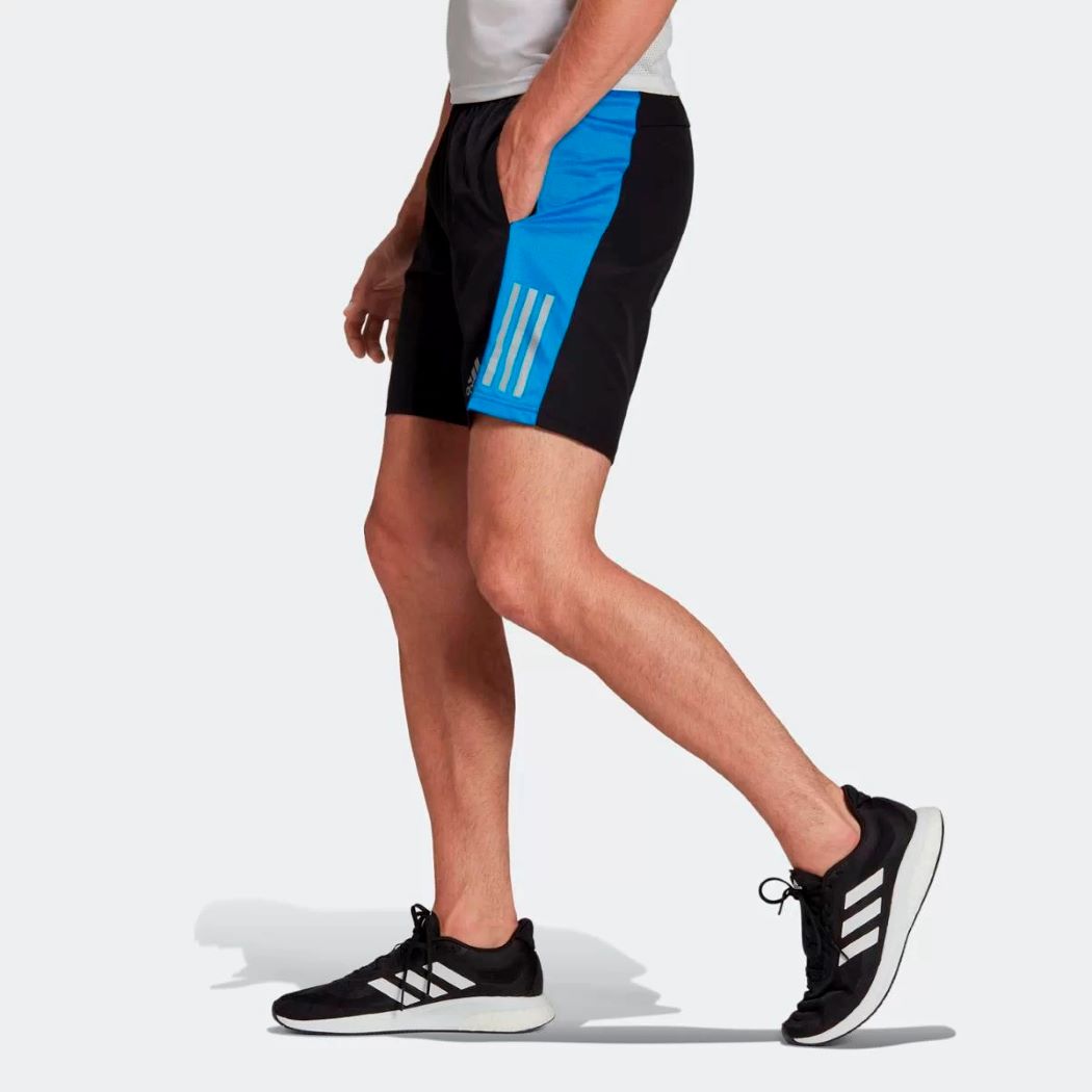Shorts Adidas Own The Run Masculino Preto e Azul