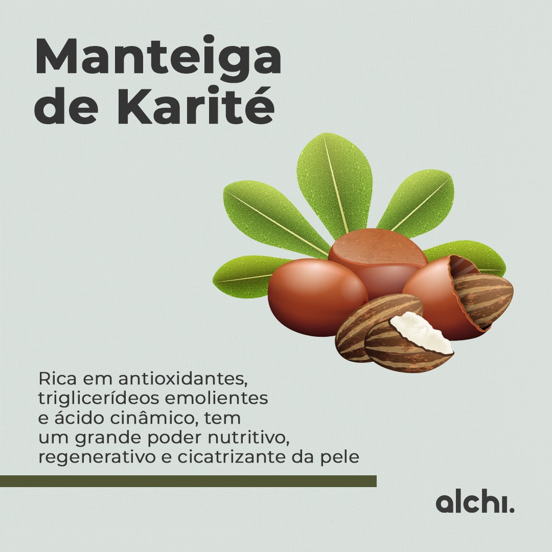 Manteiga Hidratante para Pernas e Pés Oliva  Alchi 200ml
