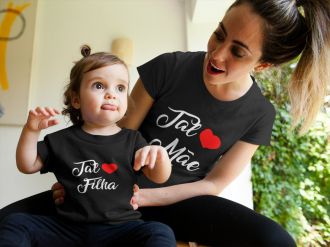 Kit Camiseta Personalizada Mãe e Filha -  Tal Mãe,Tal filha
