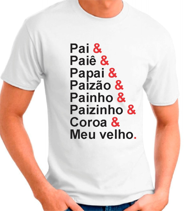 Camiseta Personalizada Pai&amp;