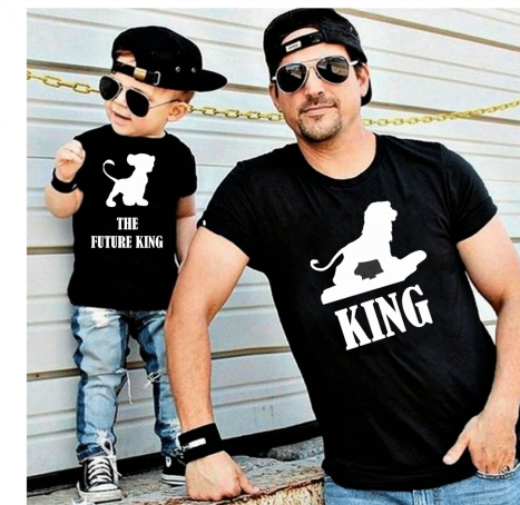 Camisetas Personalizadas Dia Dos Pais - King, The Future King