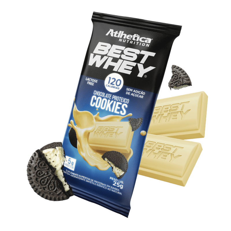 BEST WHEY CHOCOLATE PROTEICO LACTOSE FREE | COOKIES (1 UNIDADE)