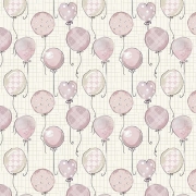 Tecido Tricoline Coleção Bebê Rosa #3 - 0,50cm x 1,50M