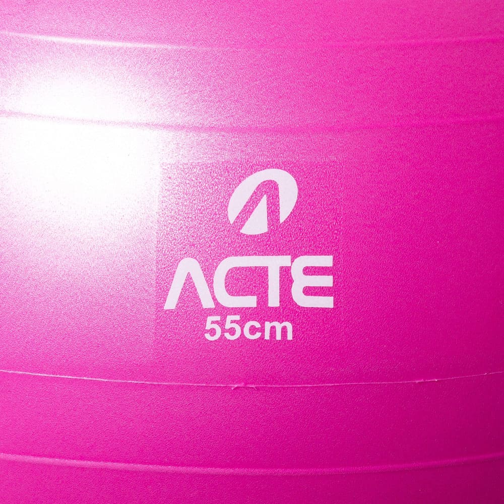 Bola de Pilates 55 cm Rosa Gym Ball T9-55RS Acte Sports