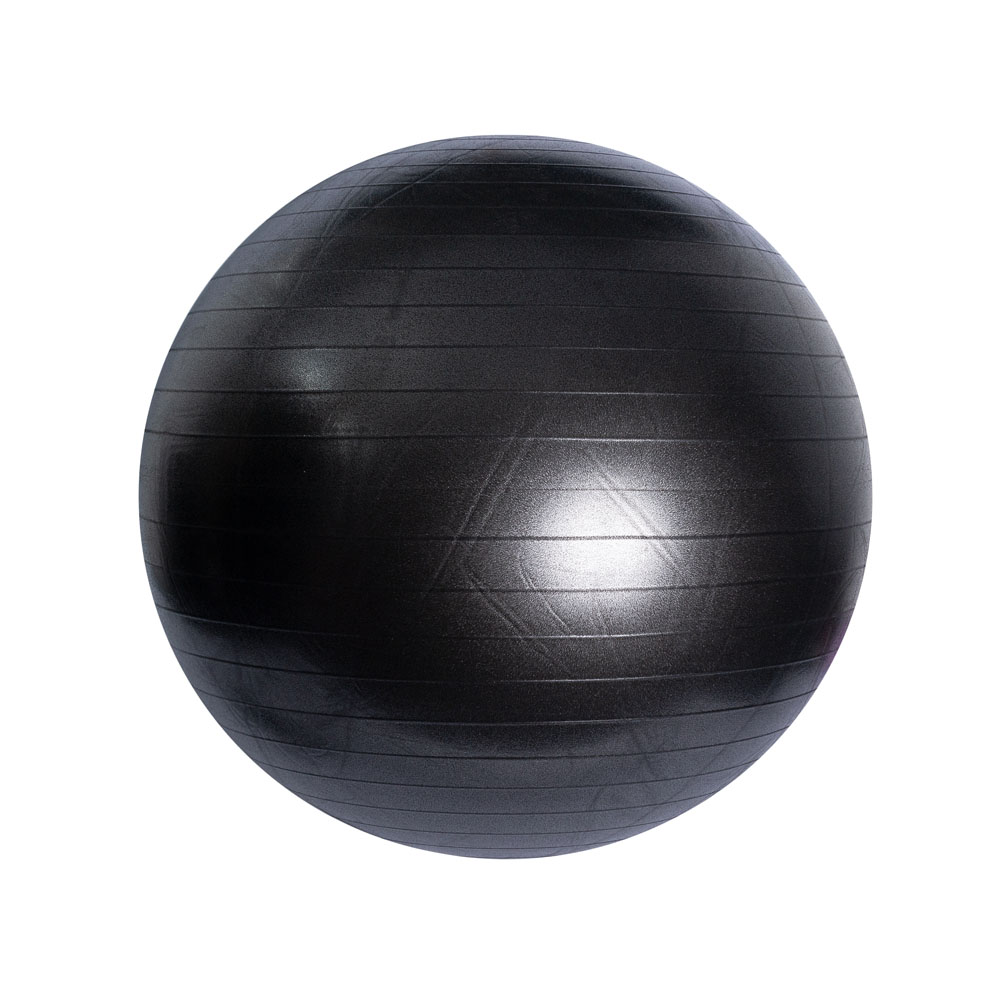 Bola de Pilates 65cm, Preto,Com Bomba de Ar, T9-PTO, Acte Sports