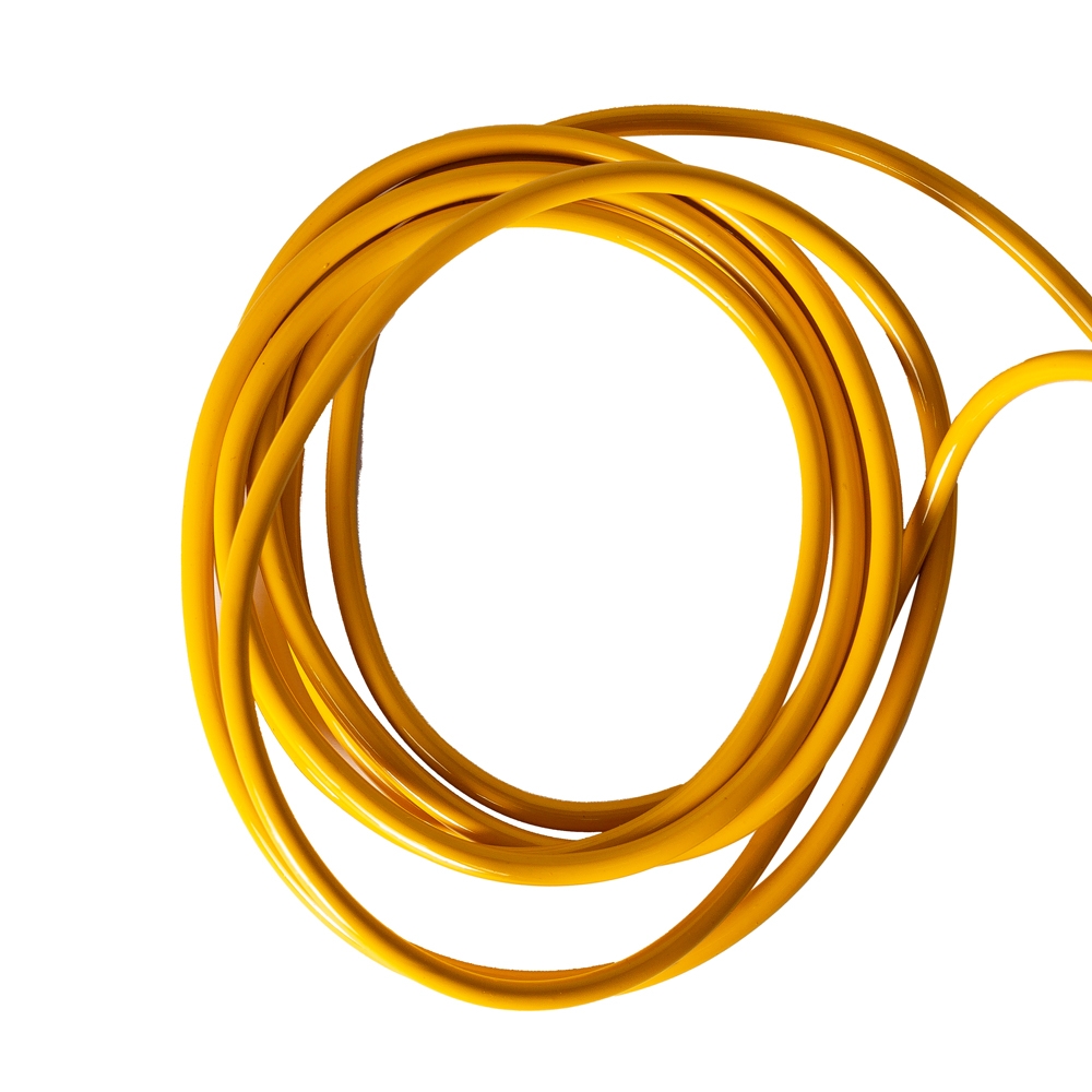 Corda de Pular em PVC, 2,85 Metros de Comprimento, Ajustável, Amarela, T95-NA, Acte Sports 