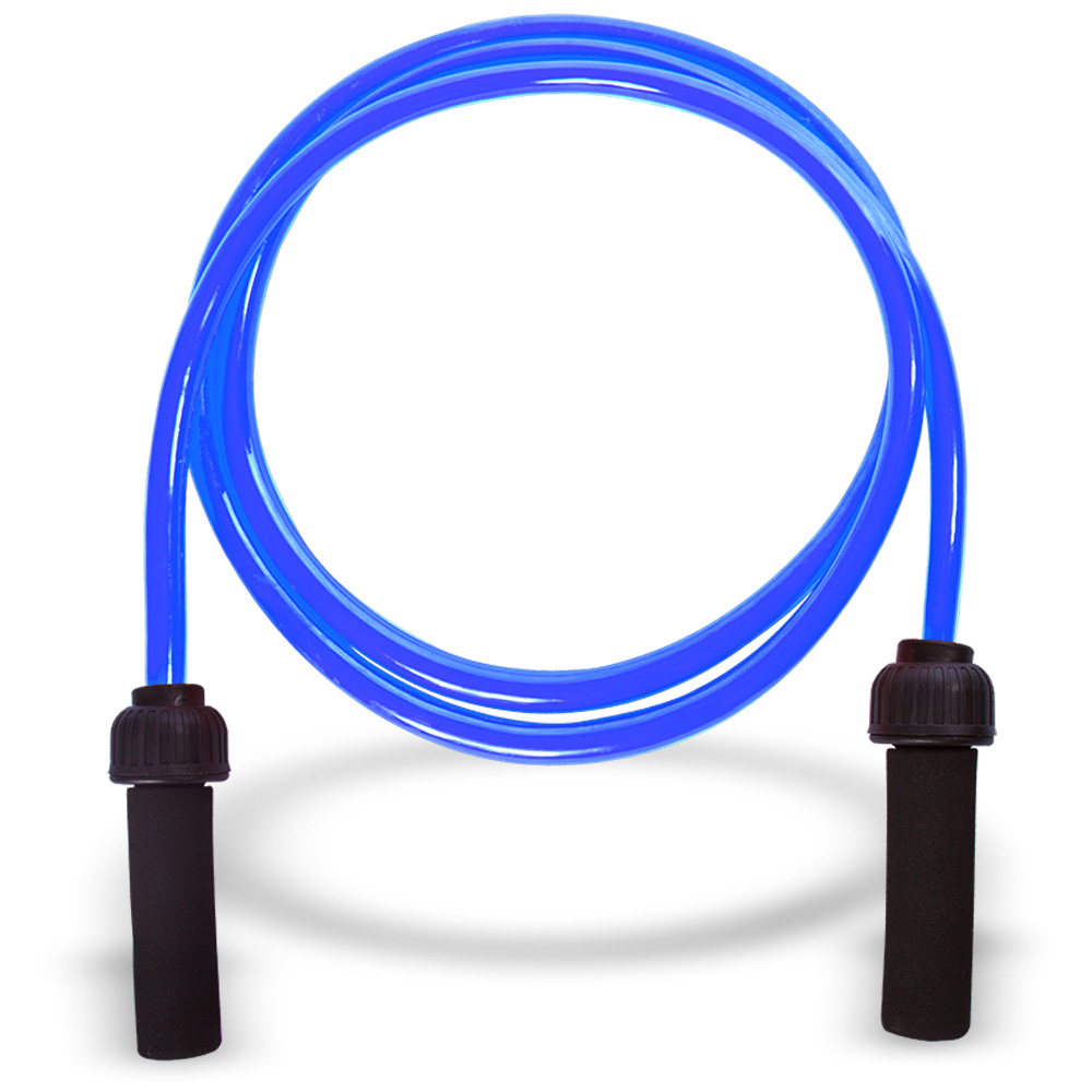 Corda de Pular Power com Peso, 1Kg, Azul, T143-AZ, Acte Sports