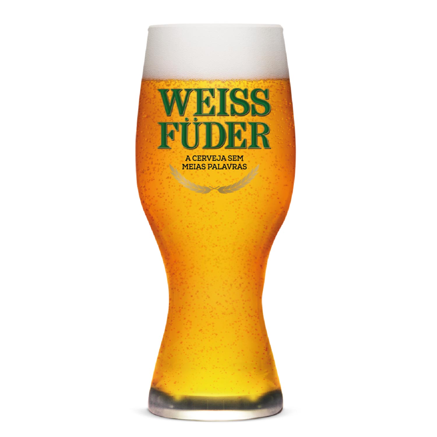 Copo IPA cerveja Weiss Füder