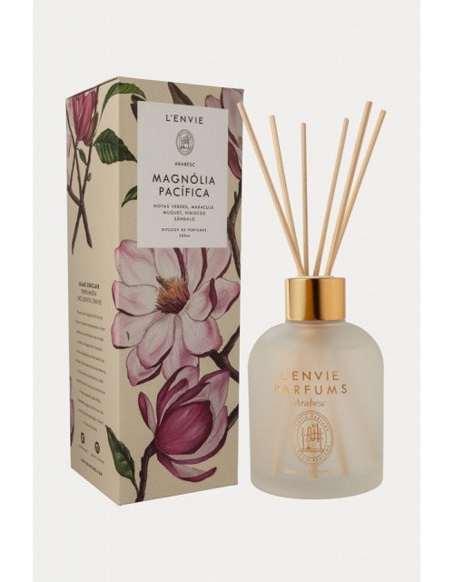 Difusor de Perfume Magnolia Pacífica - Arabesc 200ml L'envie Parfums