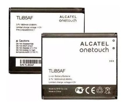 Bateria Alcatel Pop C5 (5037e) 3.7 V 1800 Mah - Tlib5af