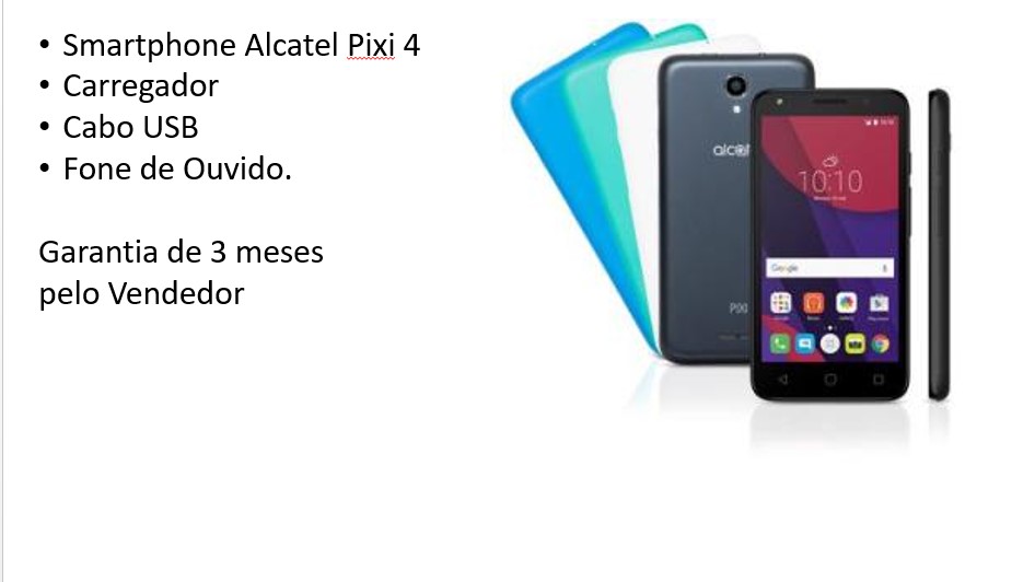 Celular Alcatel Pixi 4 TV tela 5'' 5010E Android 6.0 câmera 8Mpx