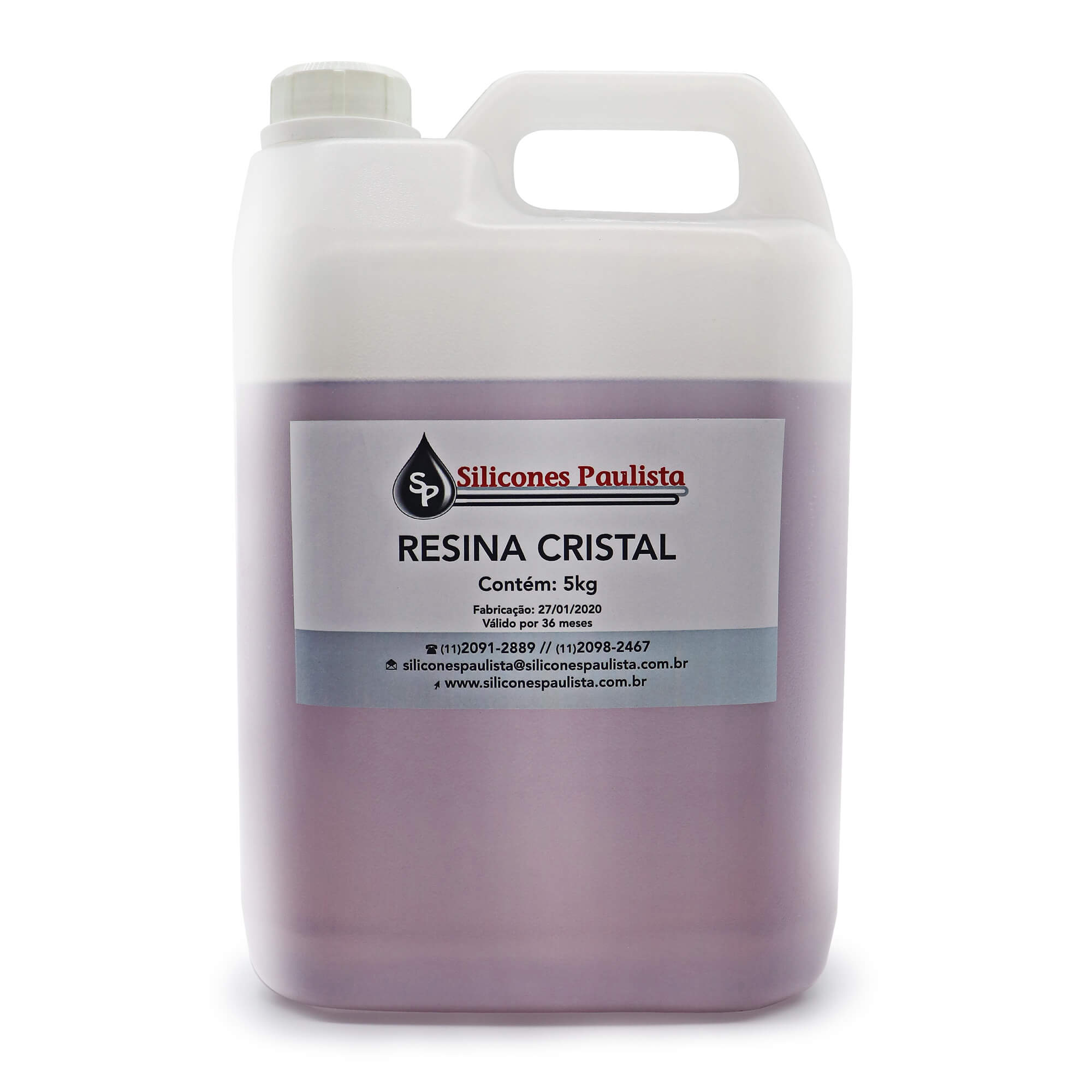 Resina Cristal (Resina 5Kg / Catalizador 50g)
