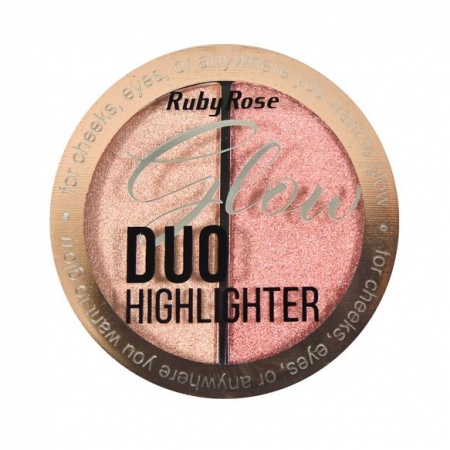 GLOW DUO HIGHLIGHTER - RUBY ROSE