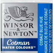 Tinta Aquarela em Pastilha Cotman Winsor & Newton Cobalt Blue Hue 179